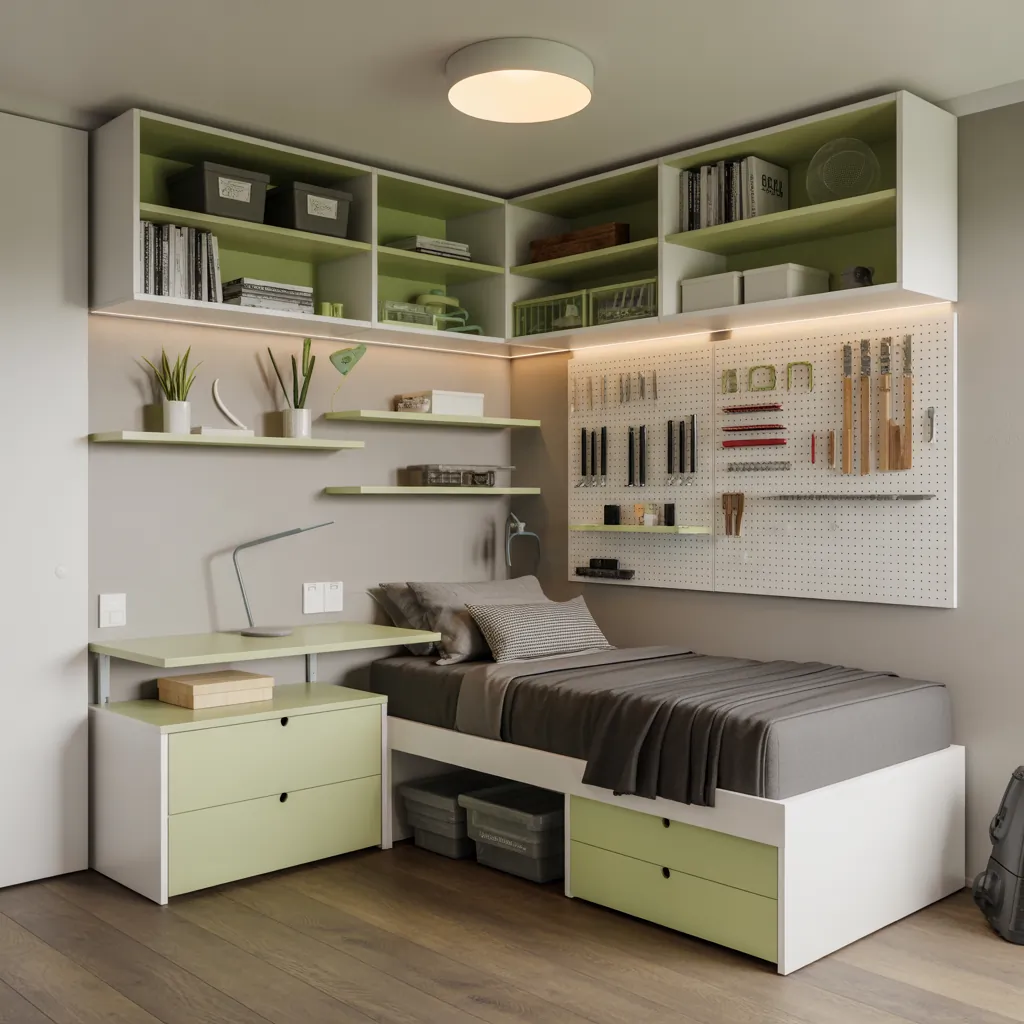 dorm room organization ideas