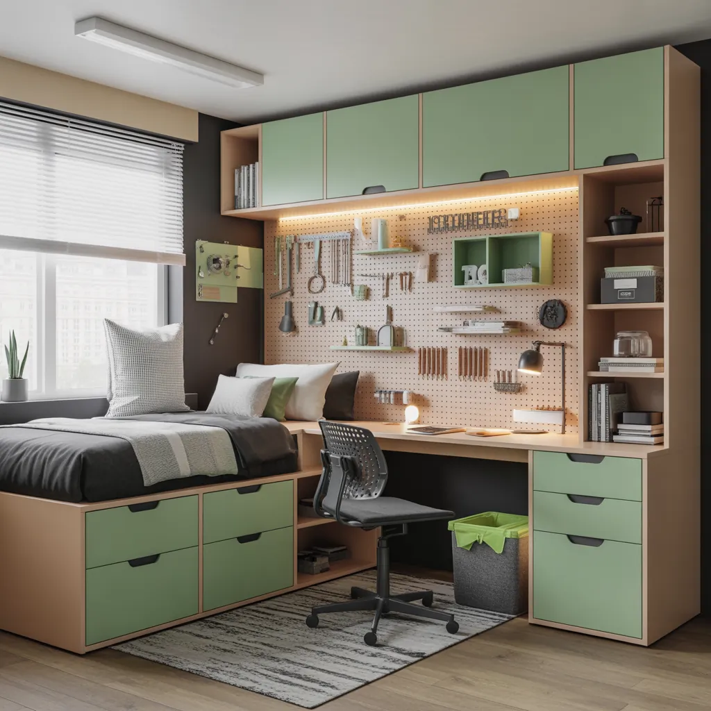 dorm room organization ideas