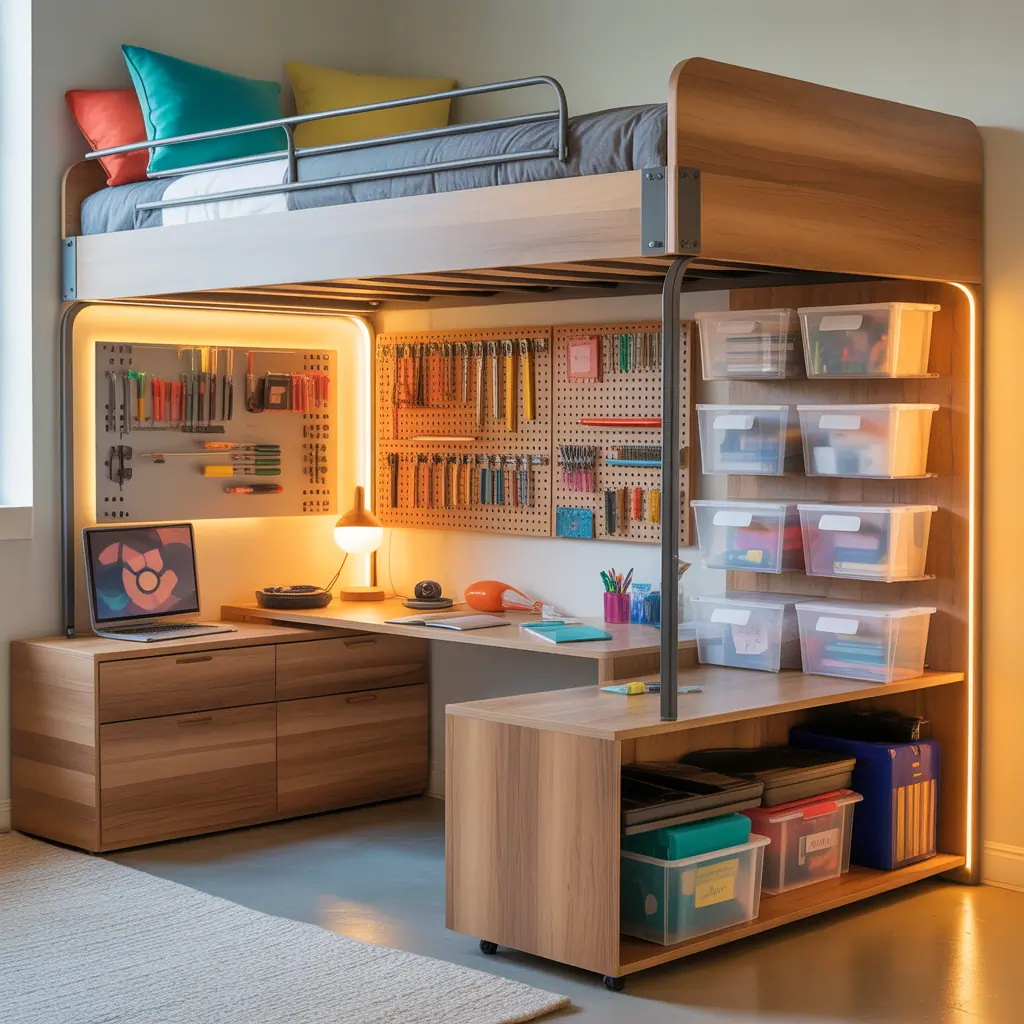 dorm room organization ideas