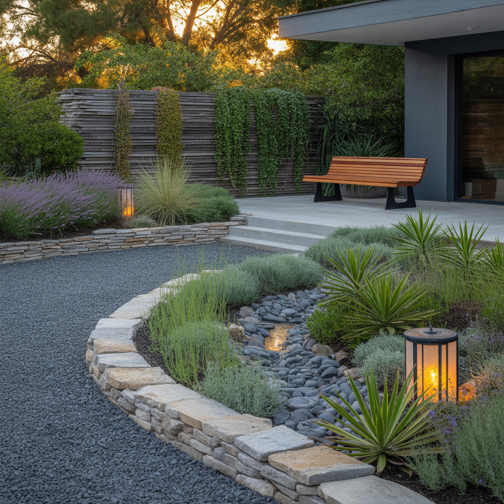 driveway end landscaping ideas