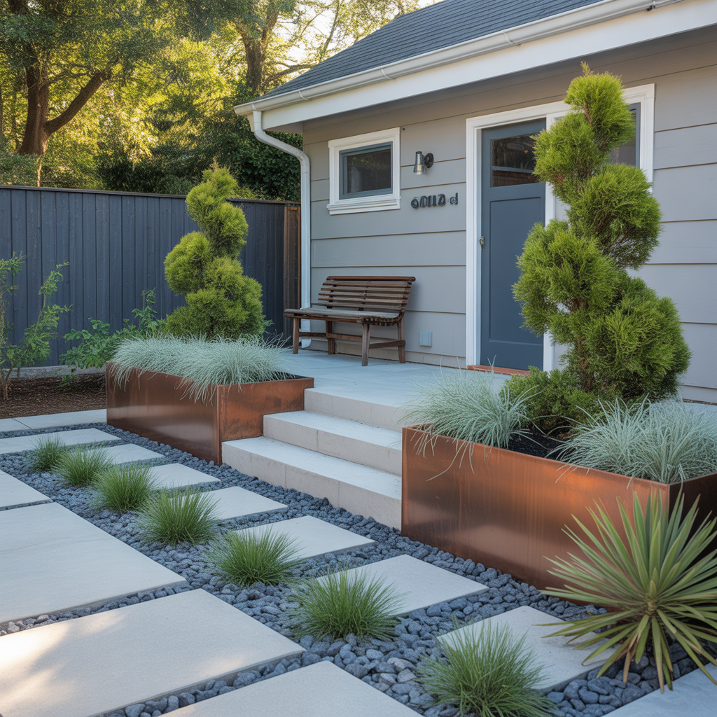 driveway end landscaping ideas