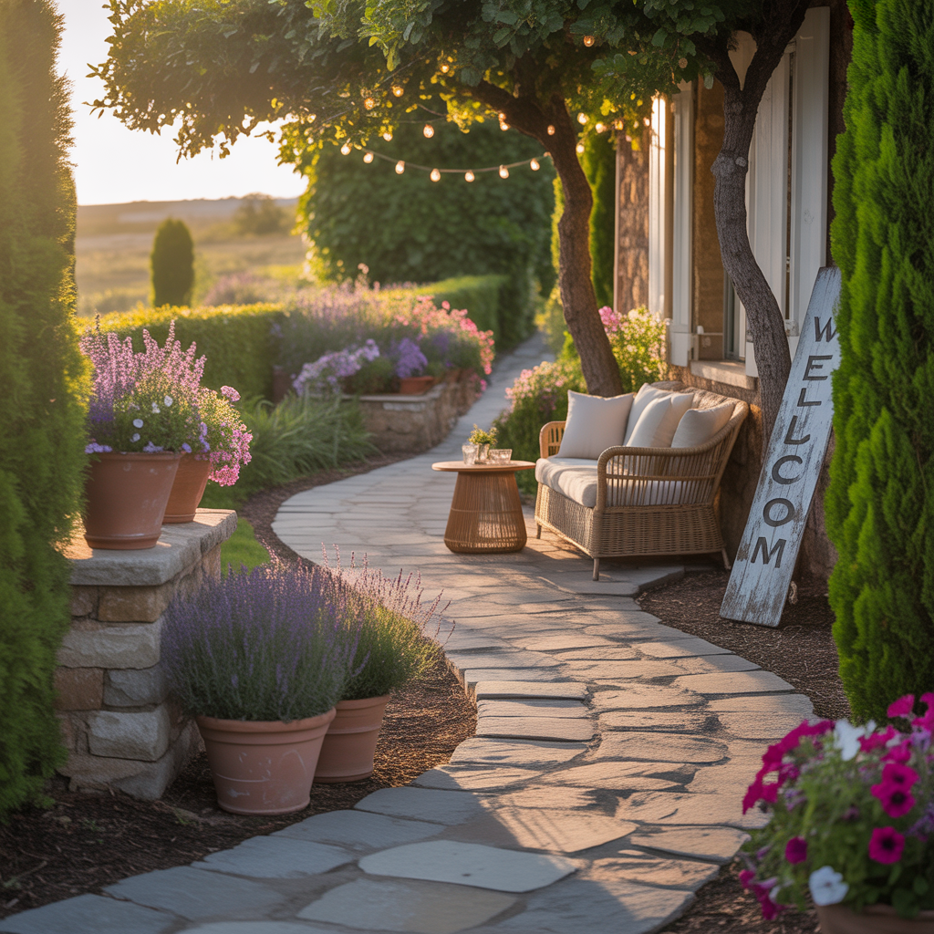 driveway end landscaping ideas