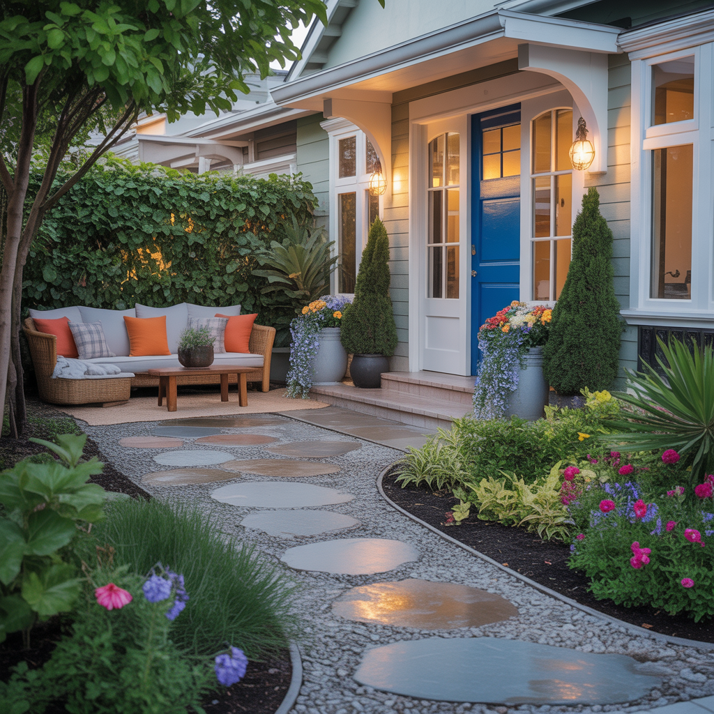 driveway end landscaping ideas