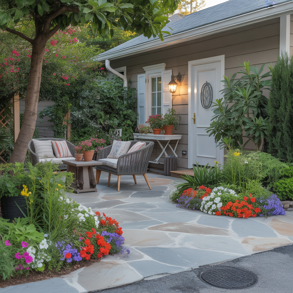 driveway end landscaping ideas