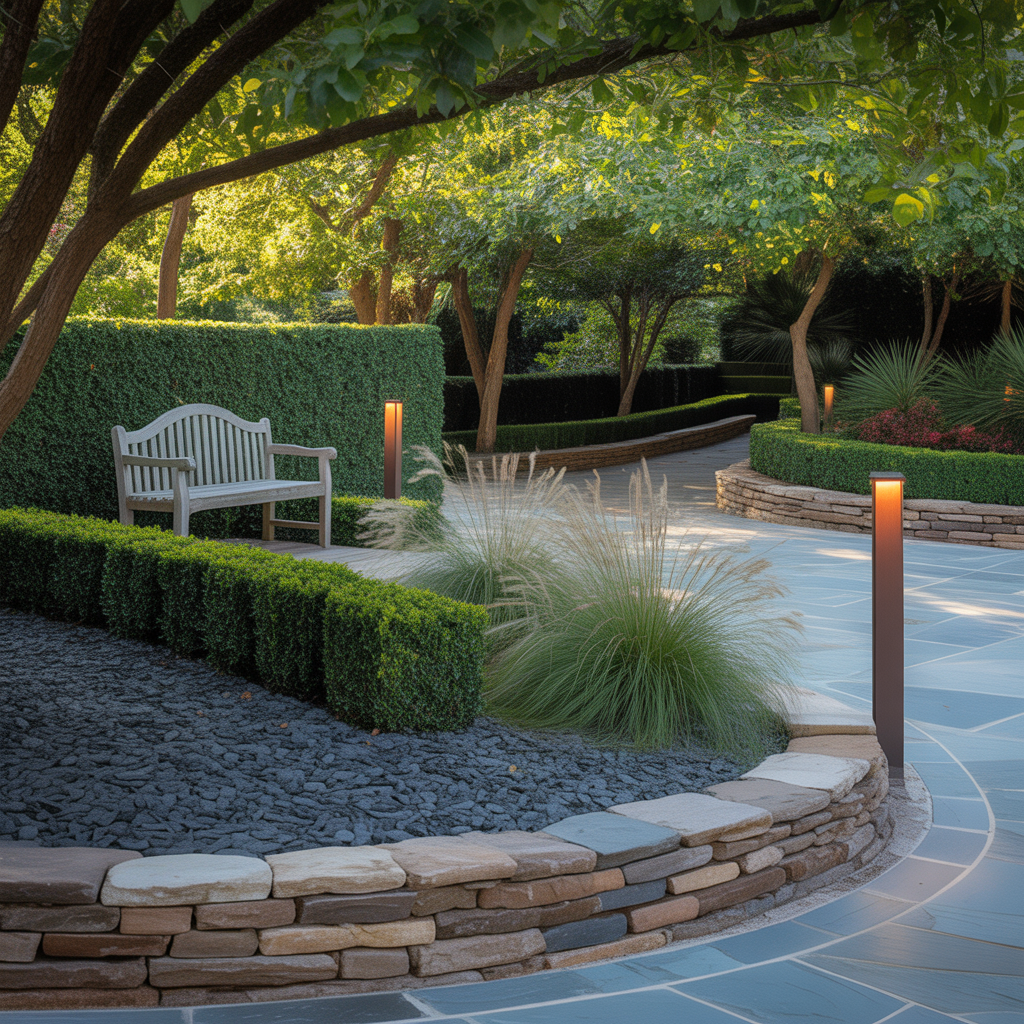 driveway end landscaping ideas