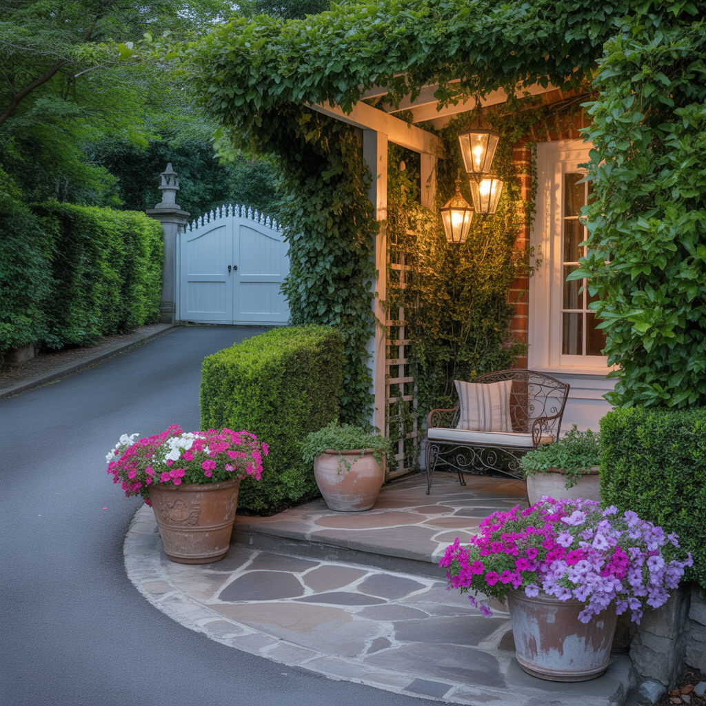 driveway end landscaping ideas