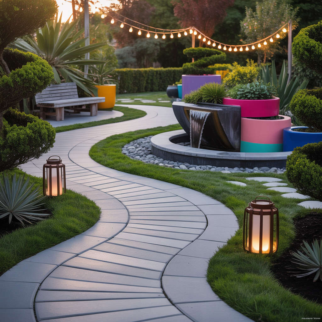 driveway garden outdoor decor