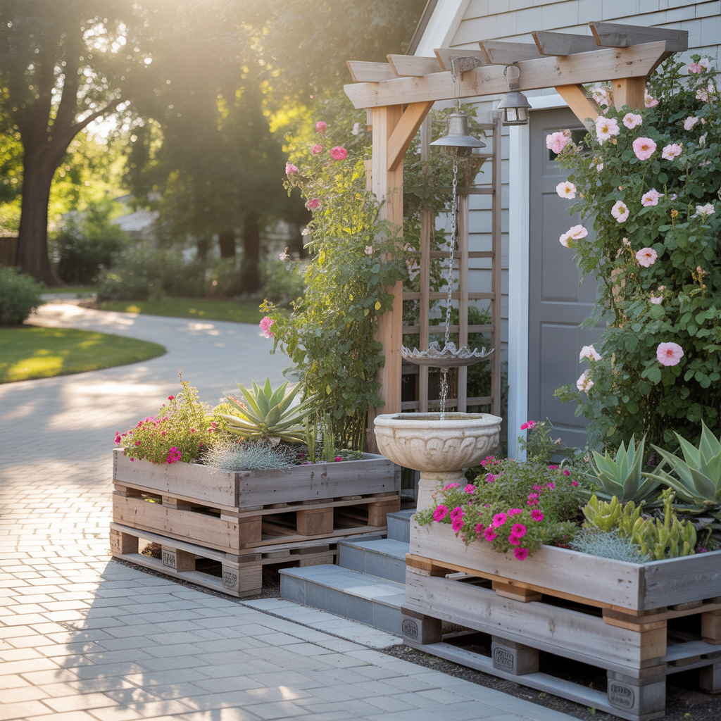 driveway garden outdoor decor