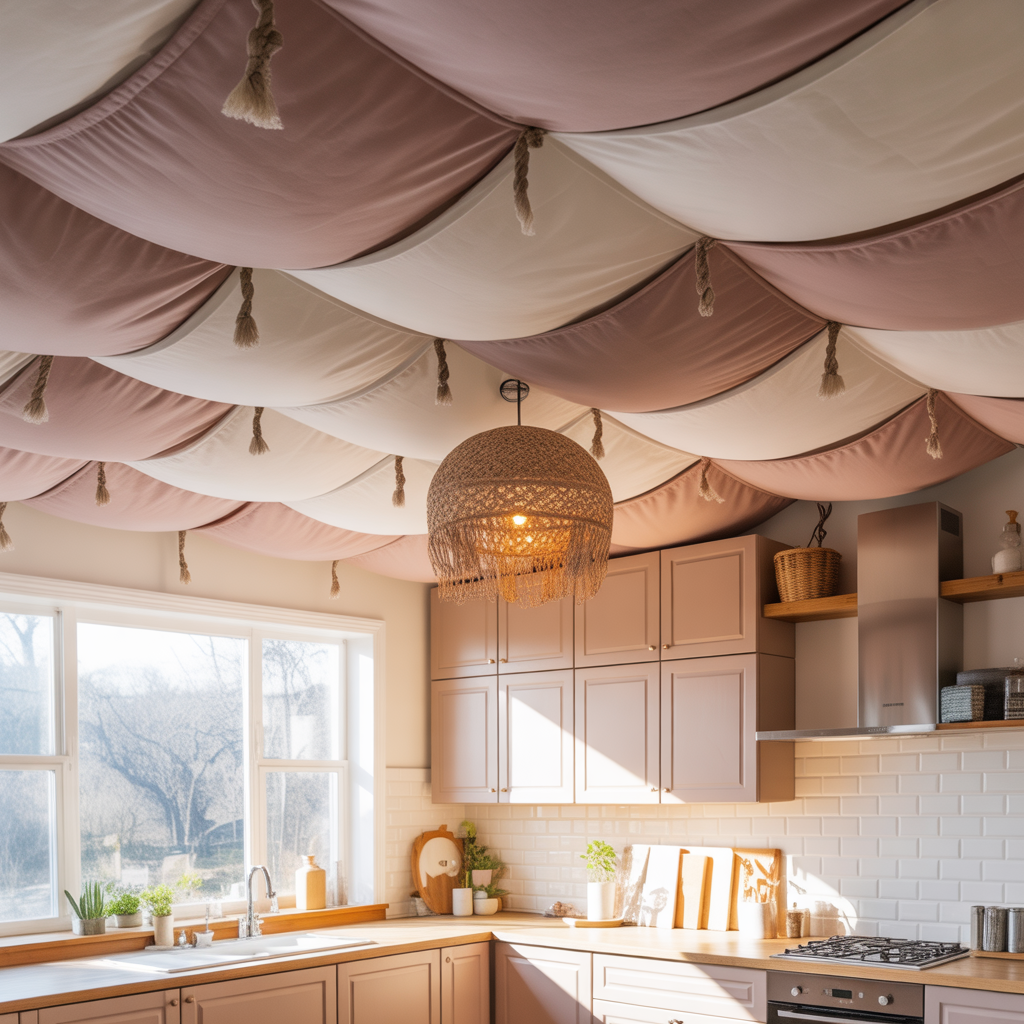 fabric ceiling idea
