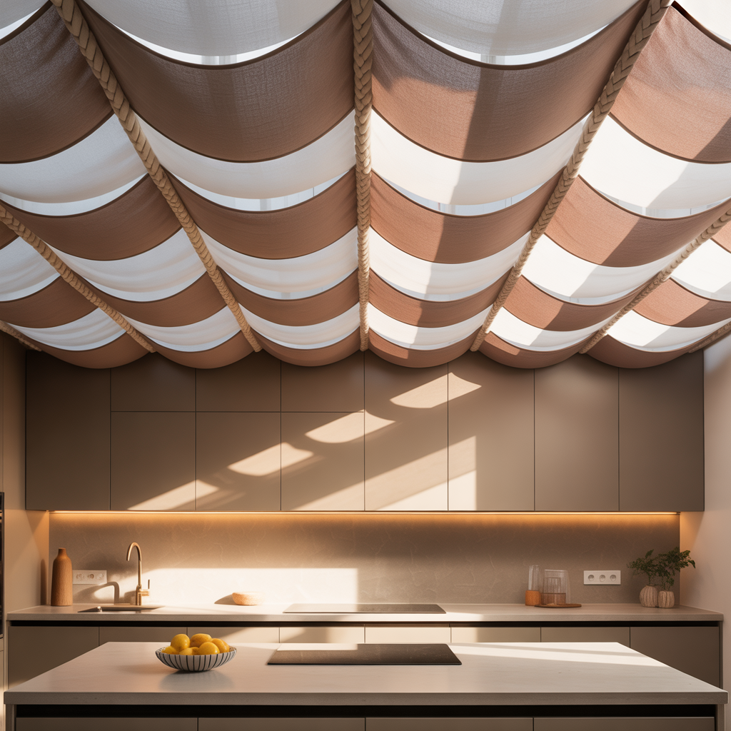 fabric ceiling idea