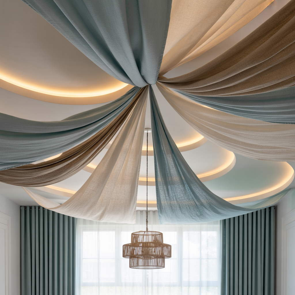 fabric ceiling idea