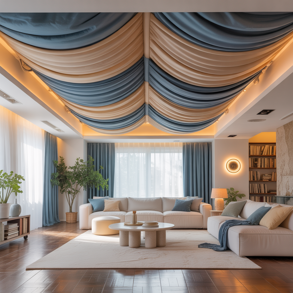 fabric ceiling idea