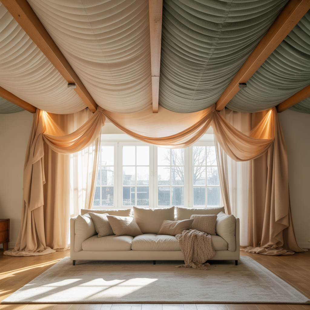 fabric ceiling idea