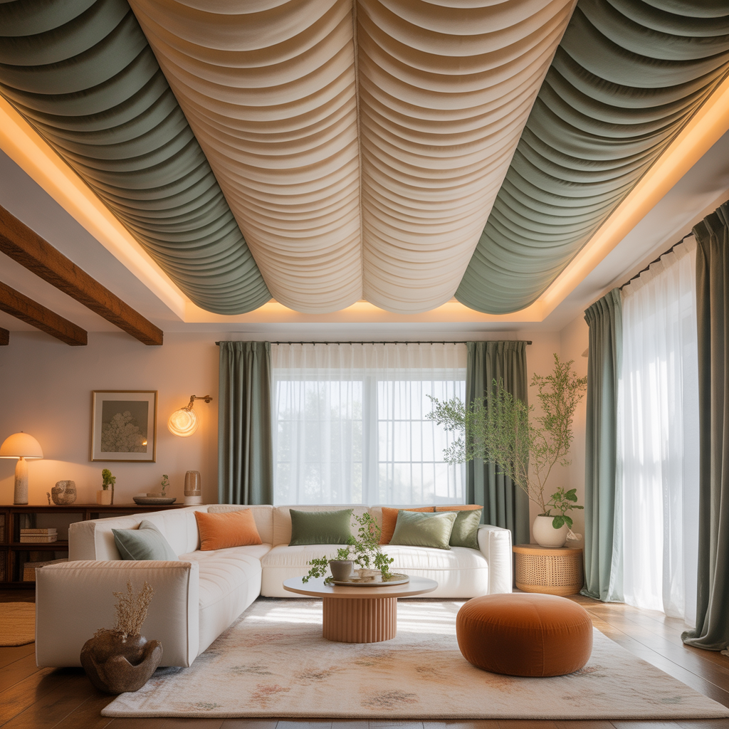 fabric ceiling idea