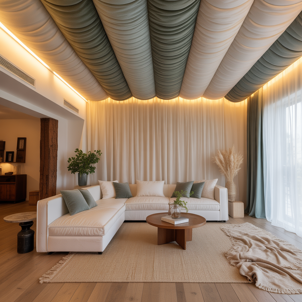 fabric ceiling idea