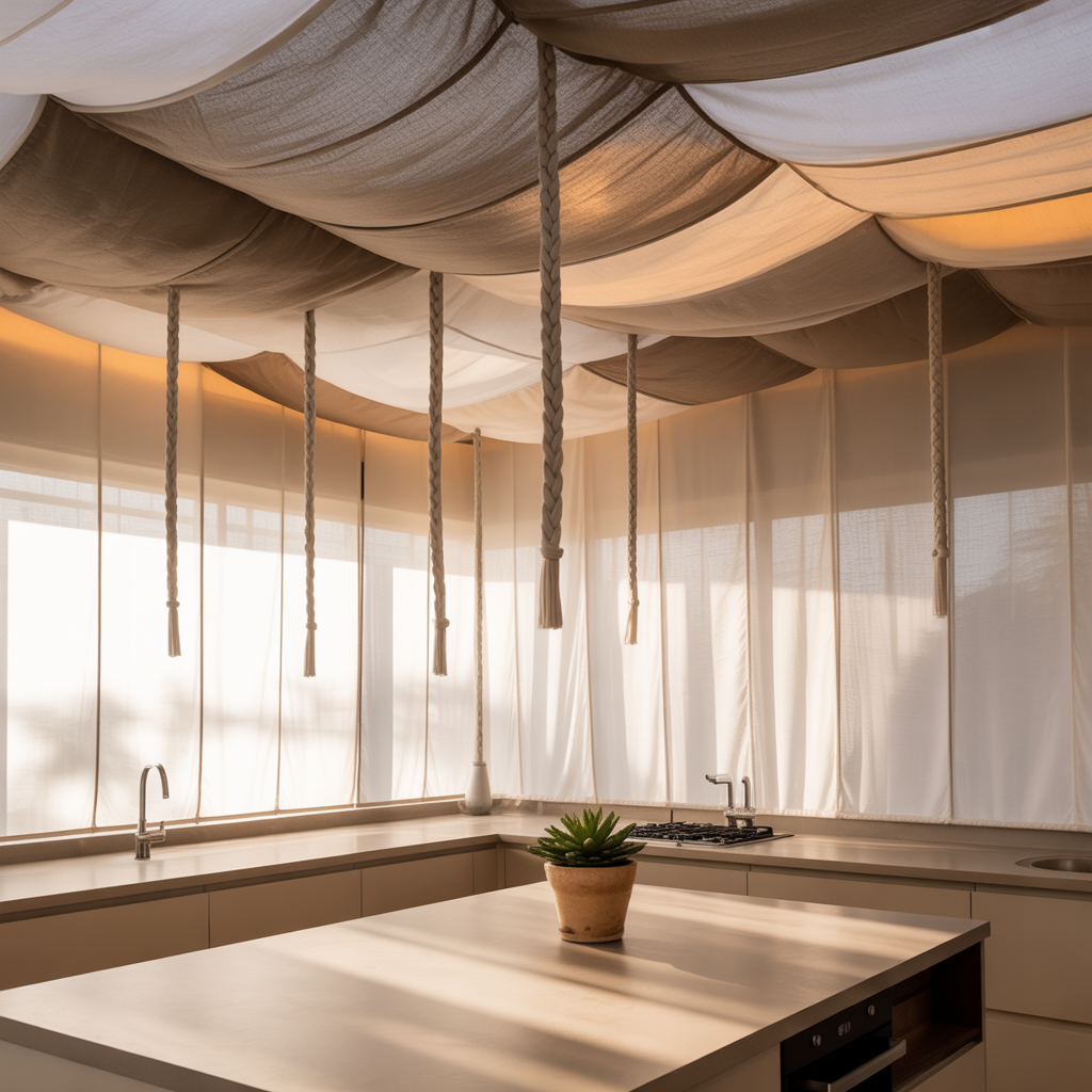 fabric ceiling idea