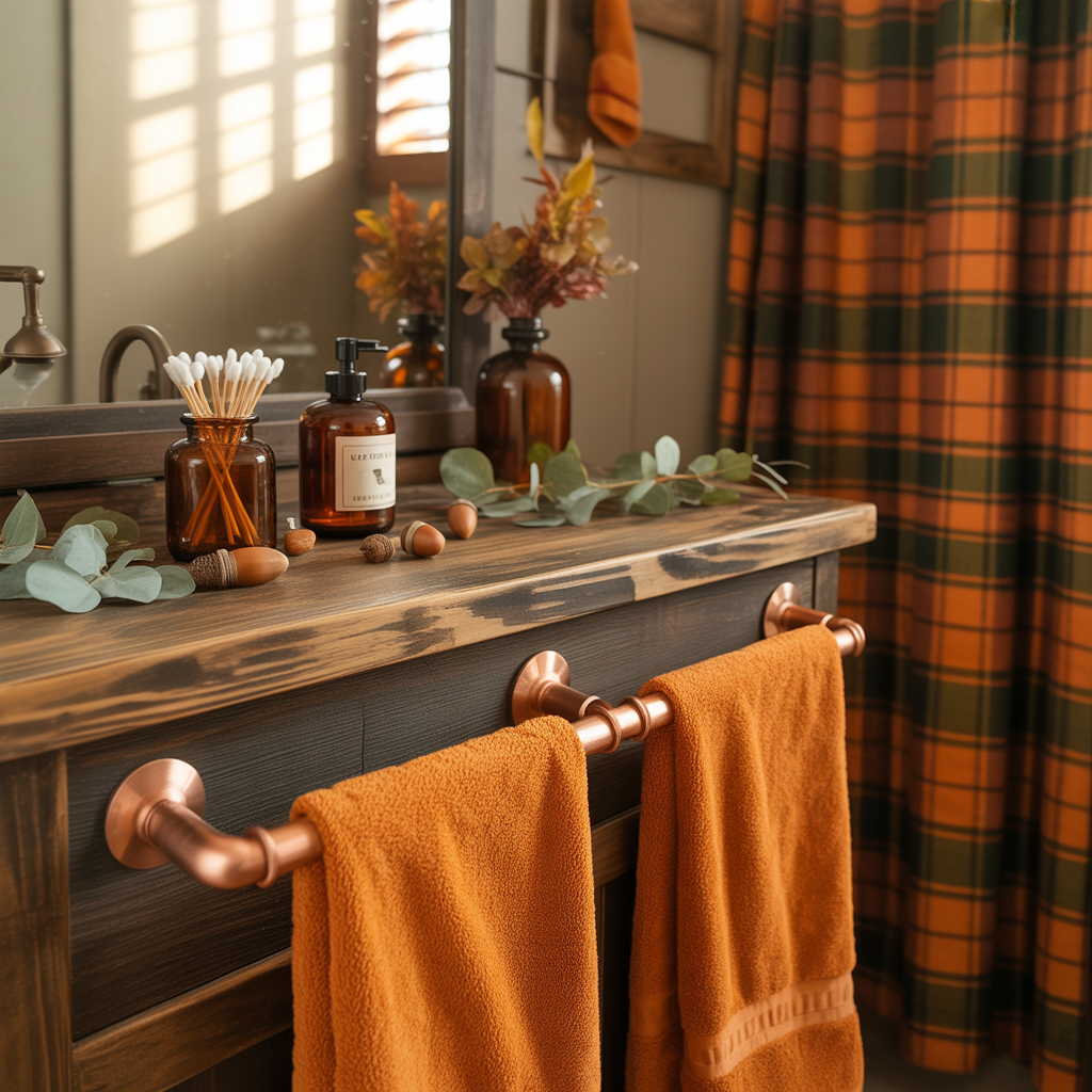 Fall Bathroom Decor