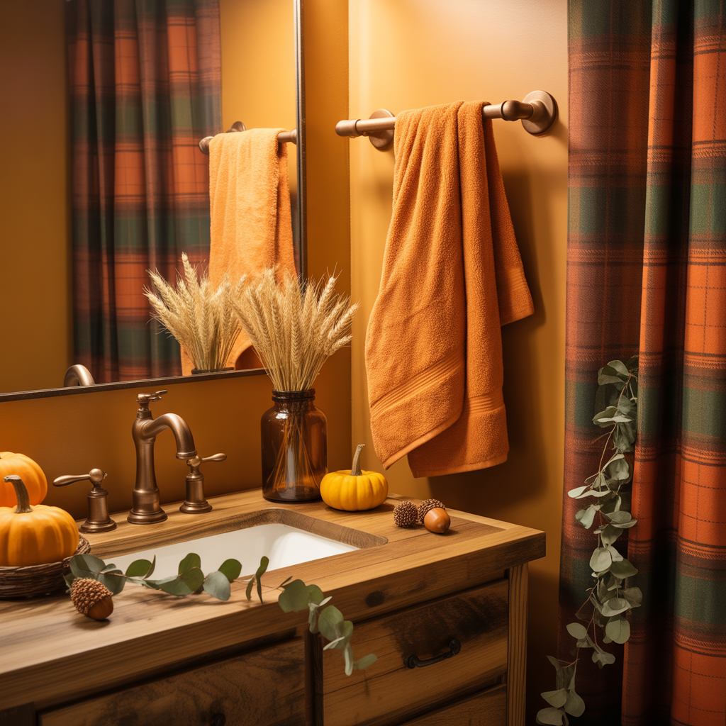 Fall Bathroom Decor