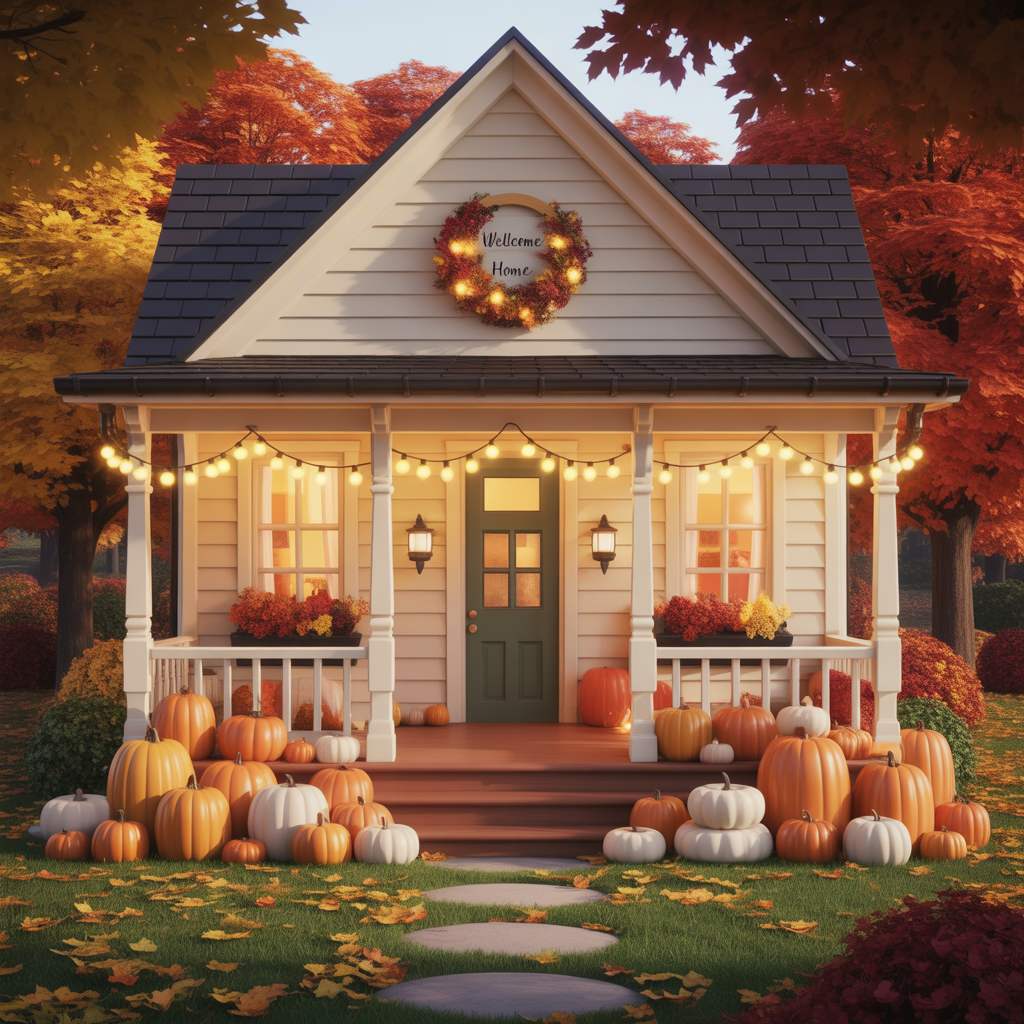 fall bloxburg houses
