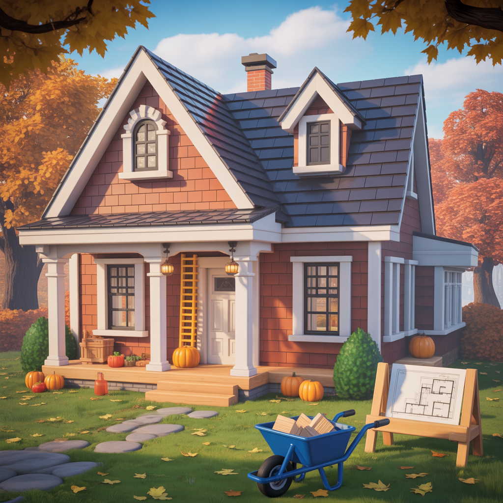 fall bloxburg houses