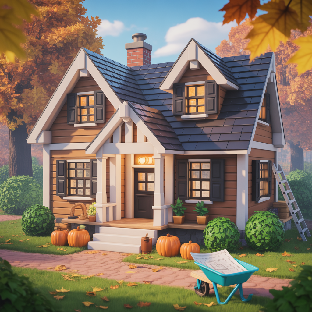 fall bloxburg houses