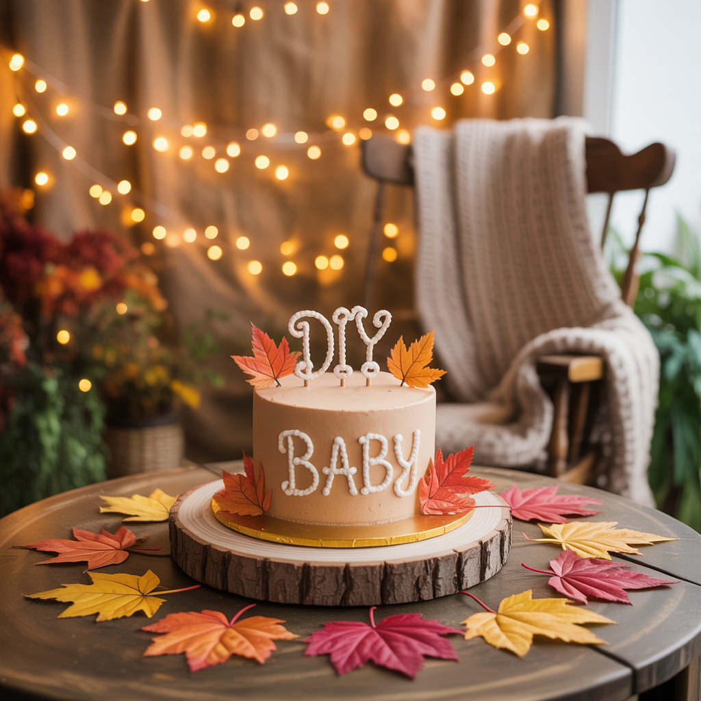 fall in love baby shower theme