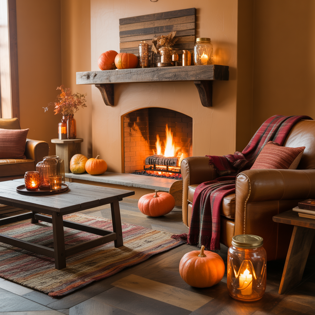 fall living room decorating ideas