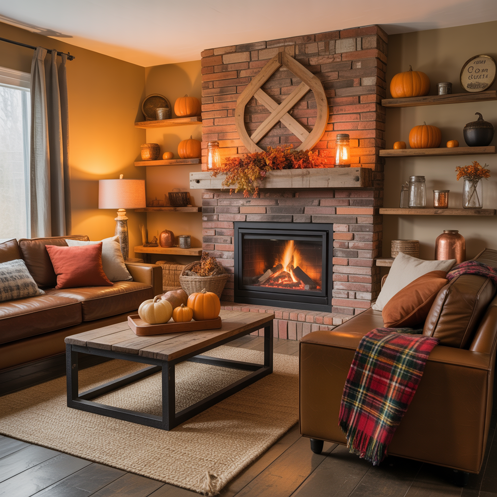 fall living room decorating ideas