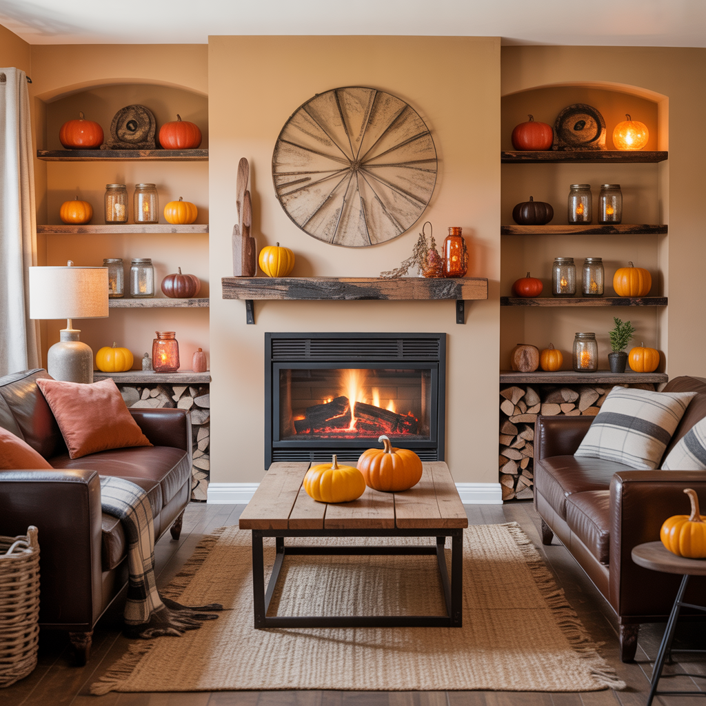 fall living room decorating ideas