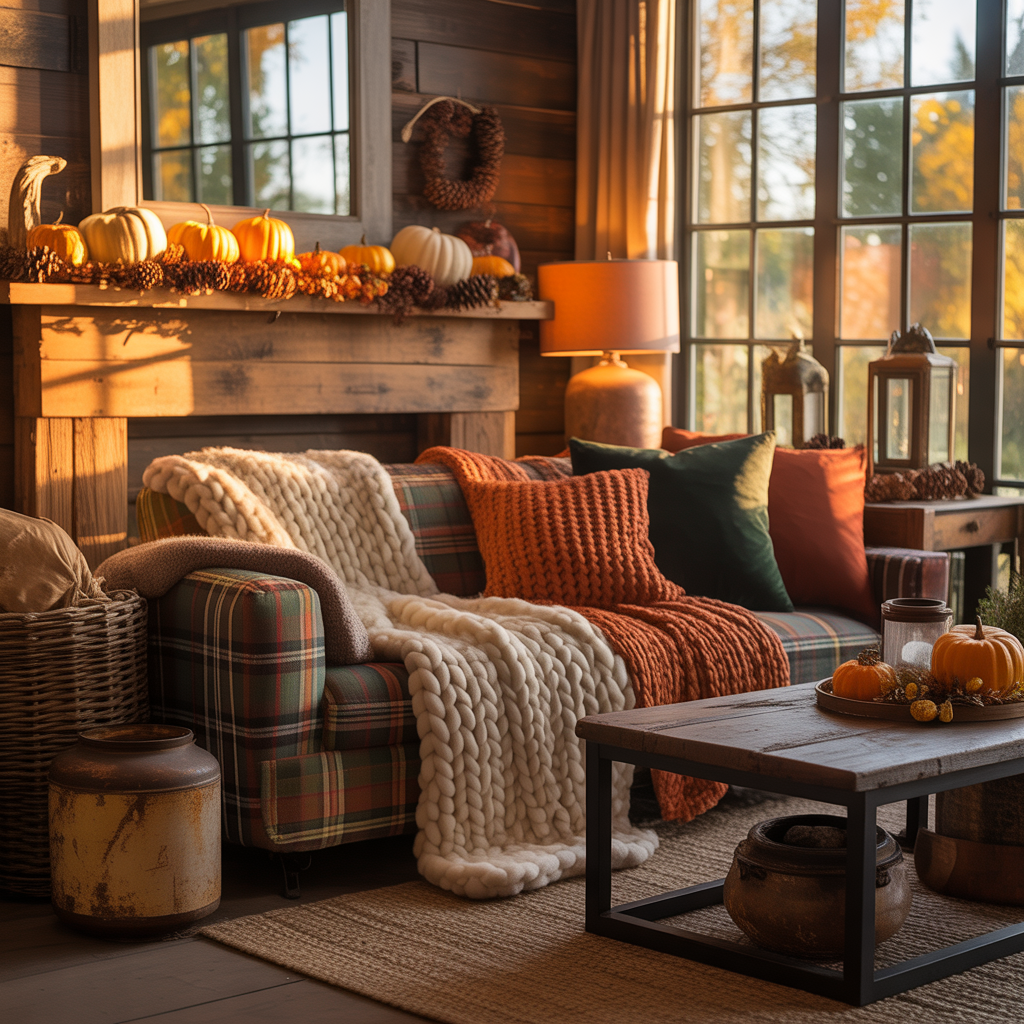 fall living room decorating ideas