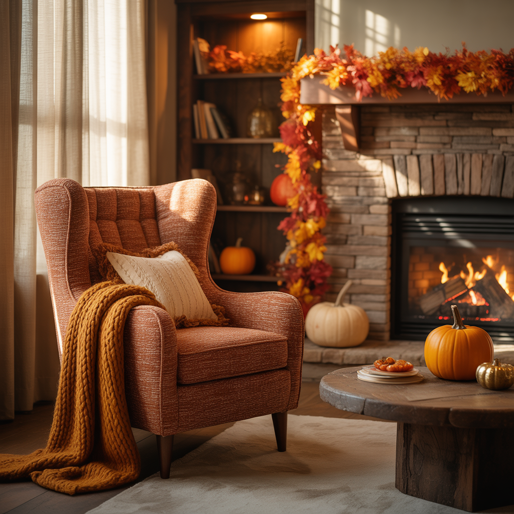 fall living room decorating ideas