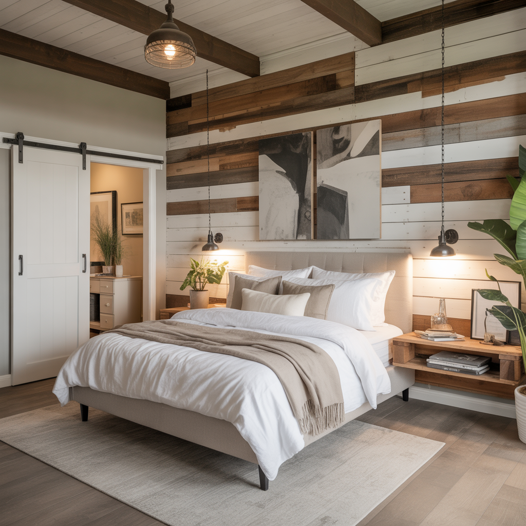 farmhouse bedroom modern ideas