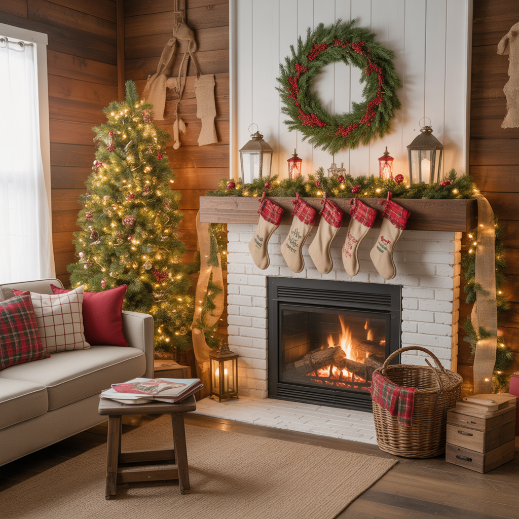 farmhouse christmas decor