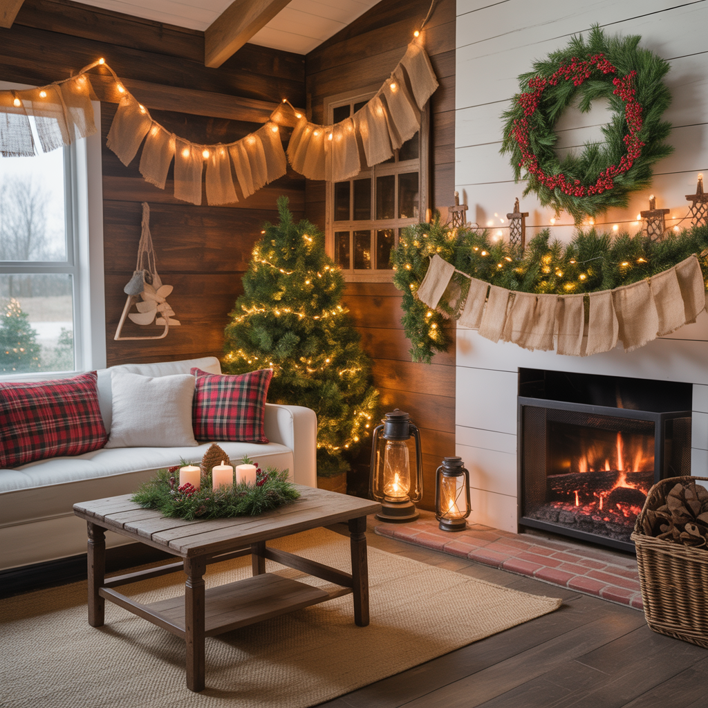 farmhouse christmas decor