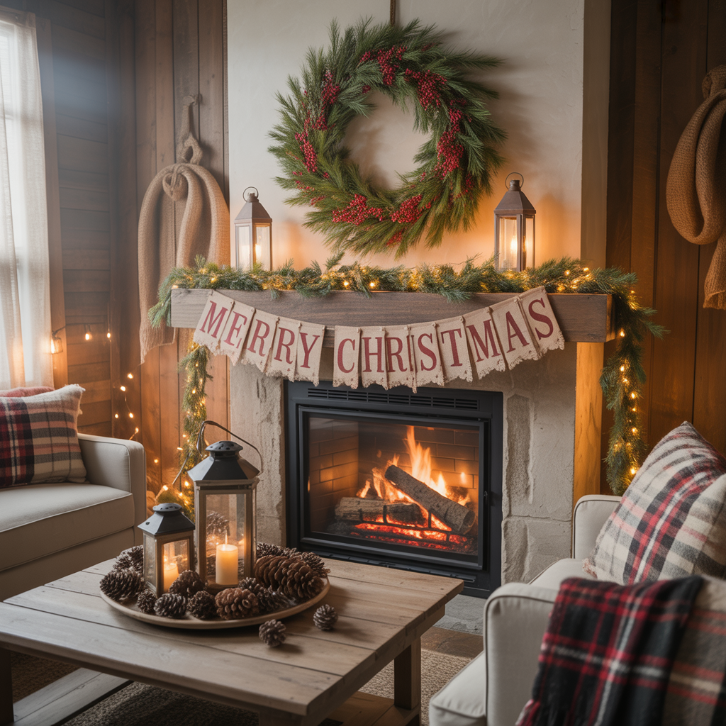 farmhouse christmas decor