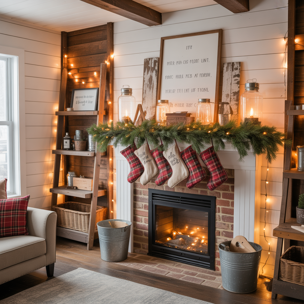 farmhouse christmas decor