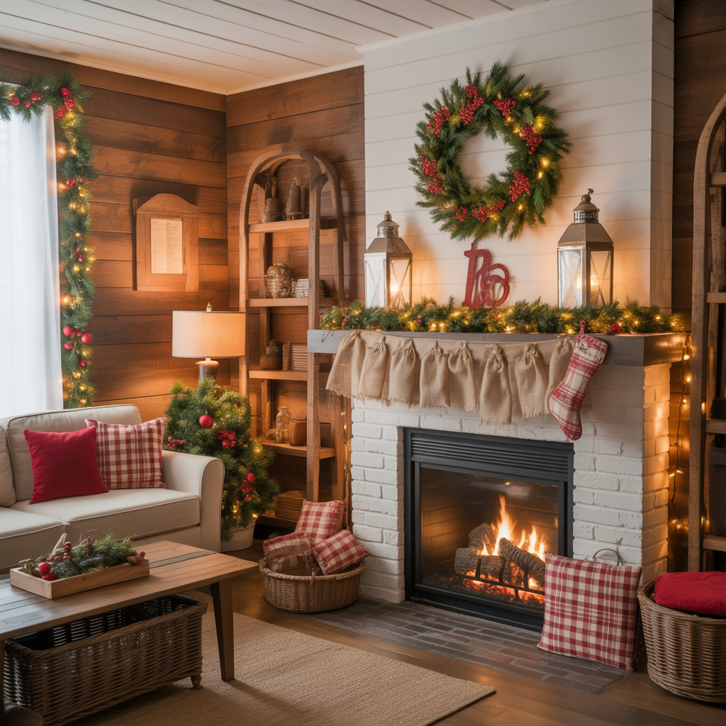 farmhouse christmas decor