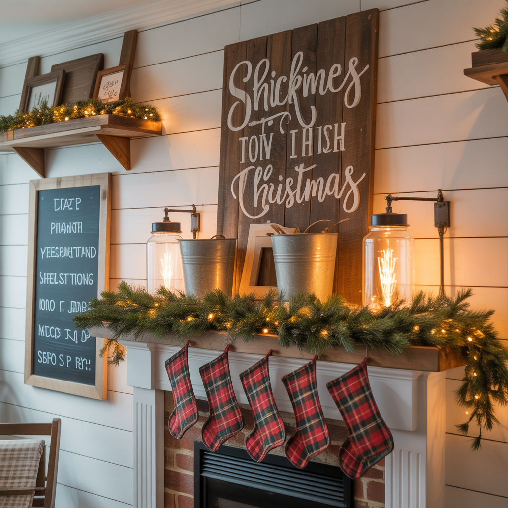 farmhouse christmas decor