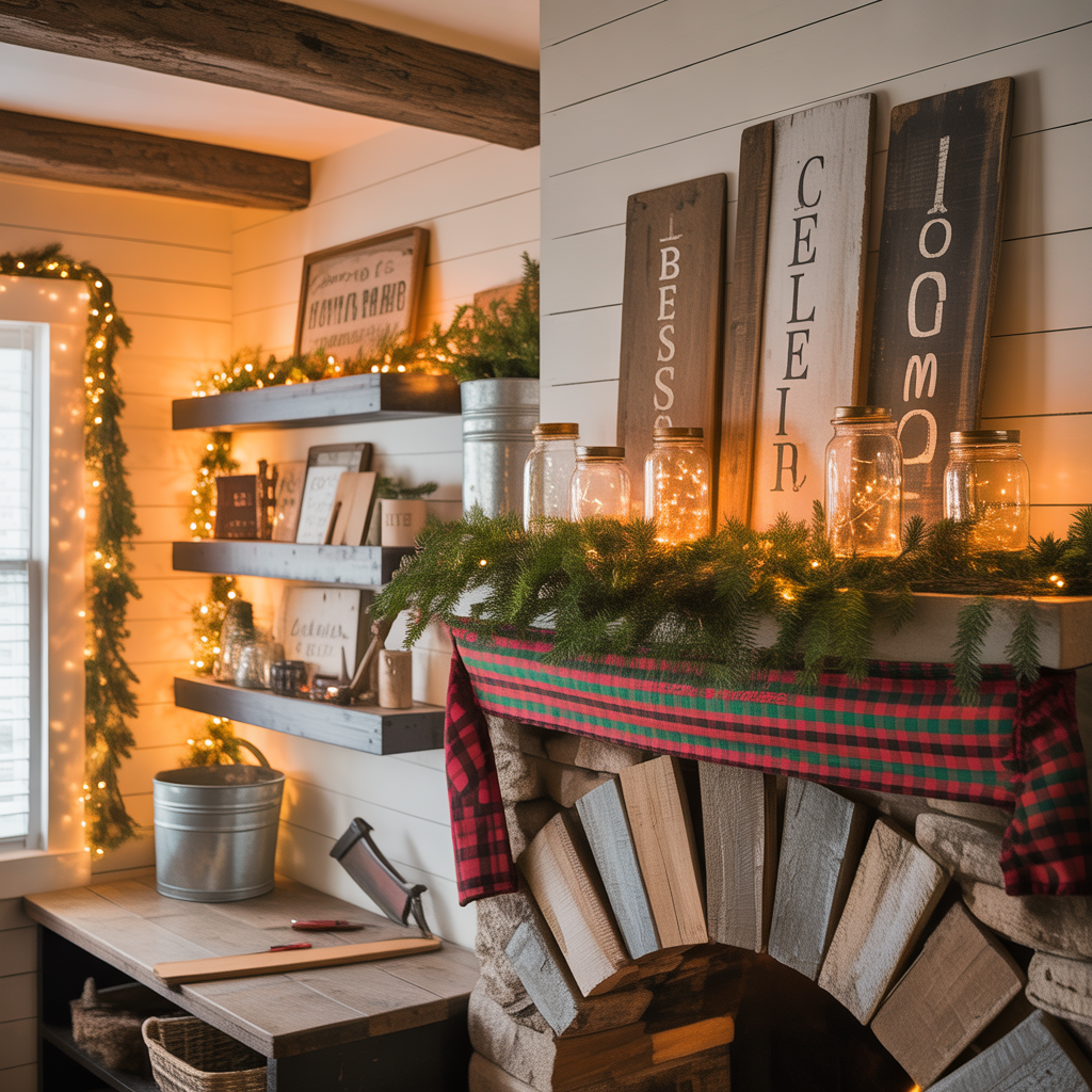 farmhouse christmas decor