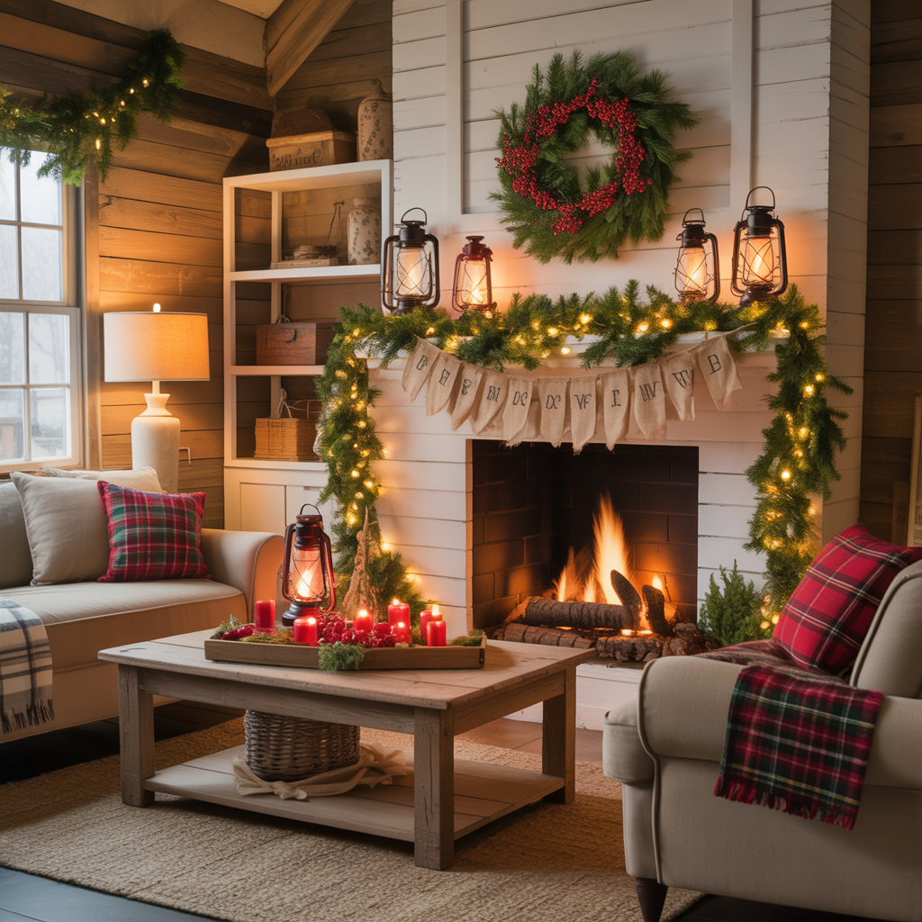 farmhouse christmas decor