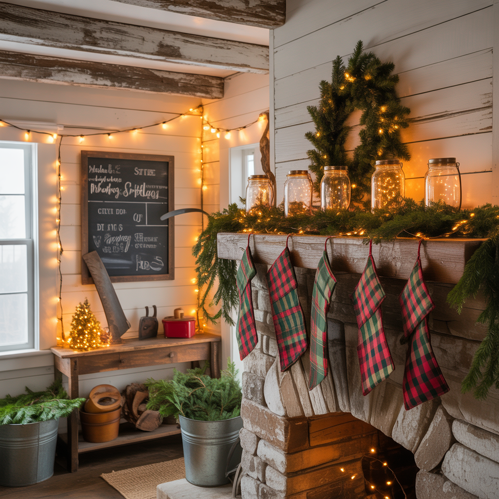 farmhouse christmas decor