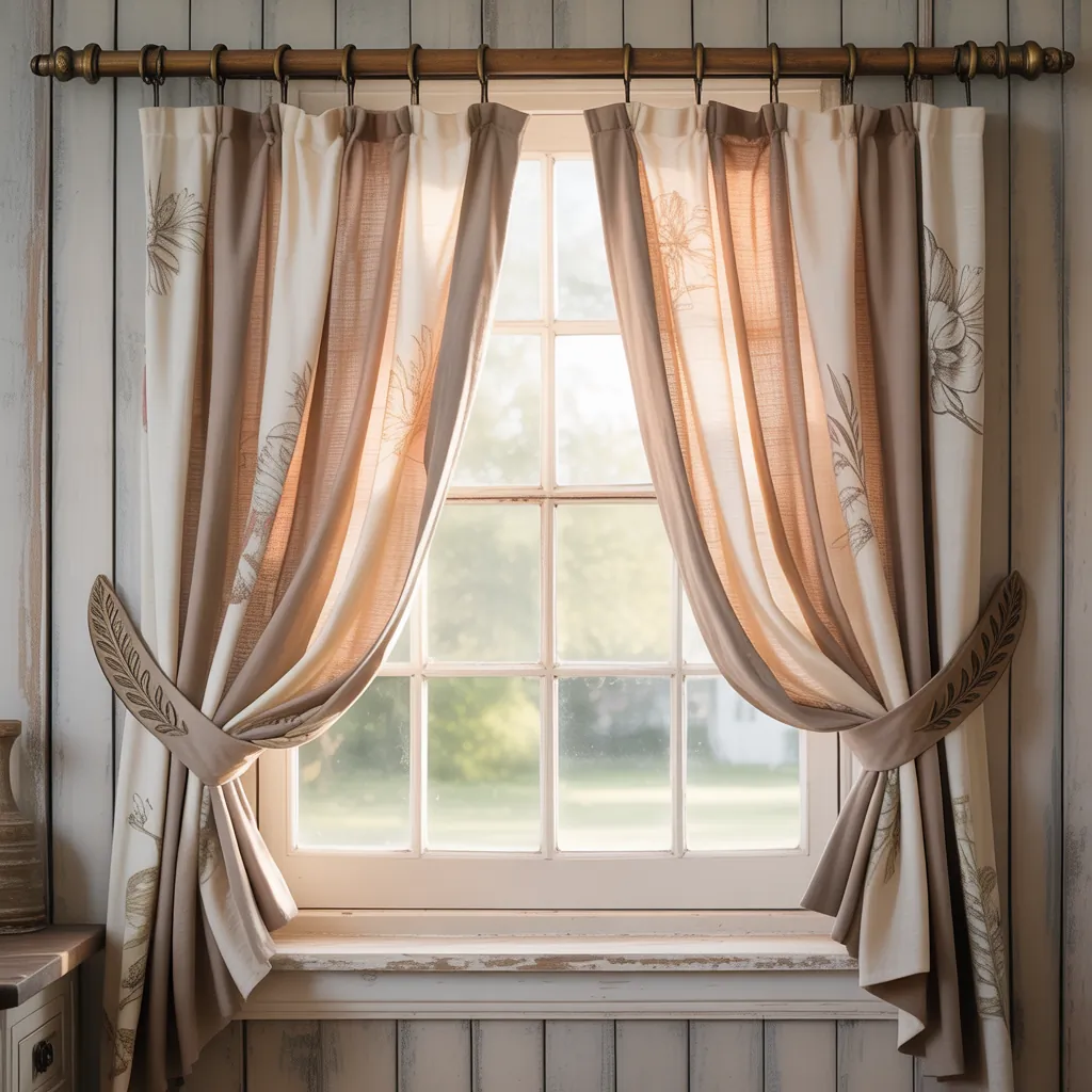 farmhouse curtains ideas