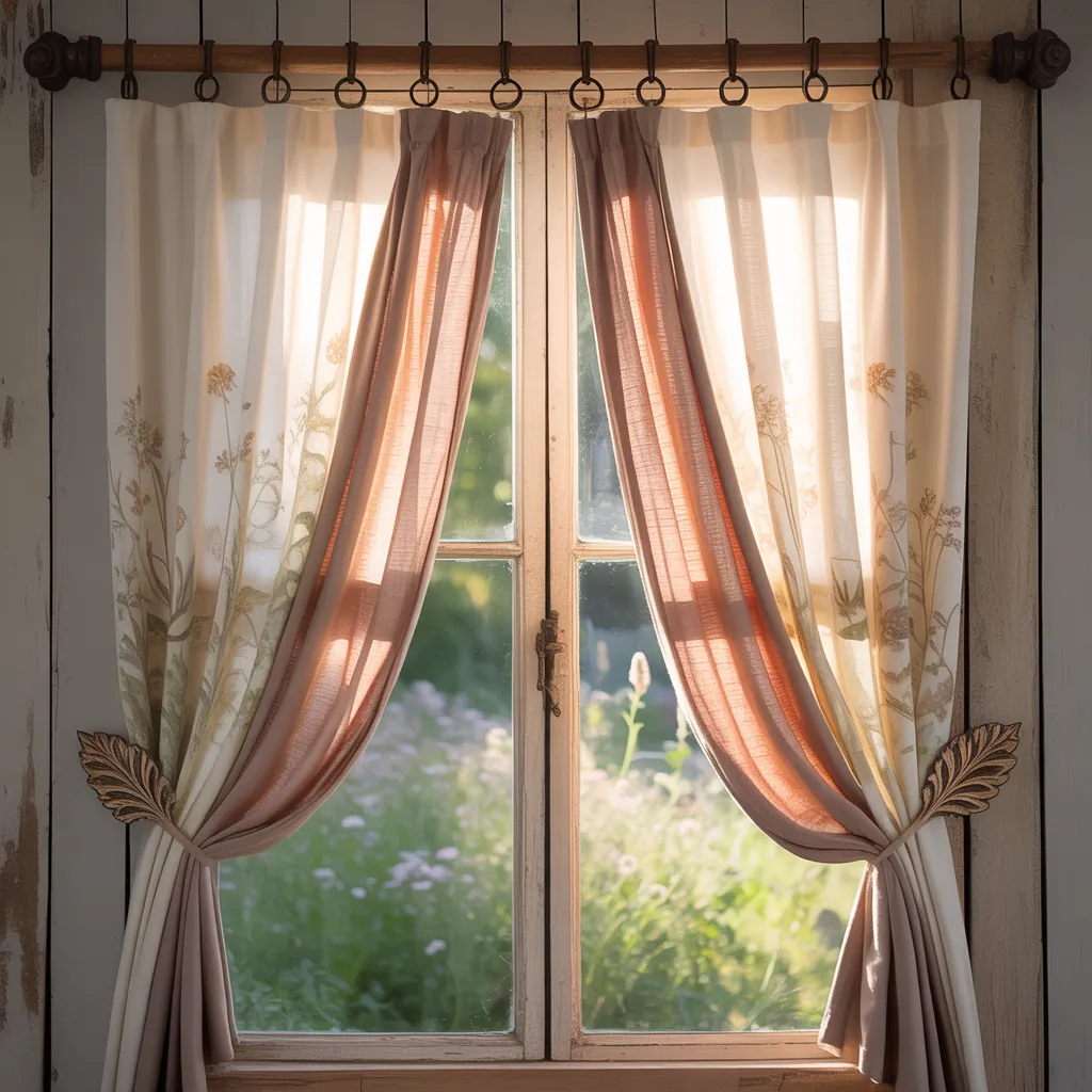 farmhouse curtains ideas