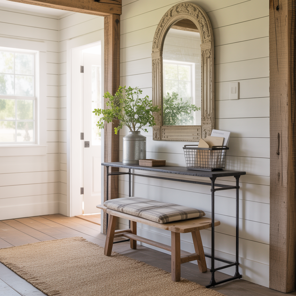 farmhouse foyer entryway