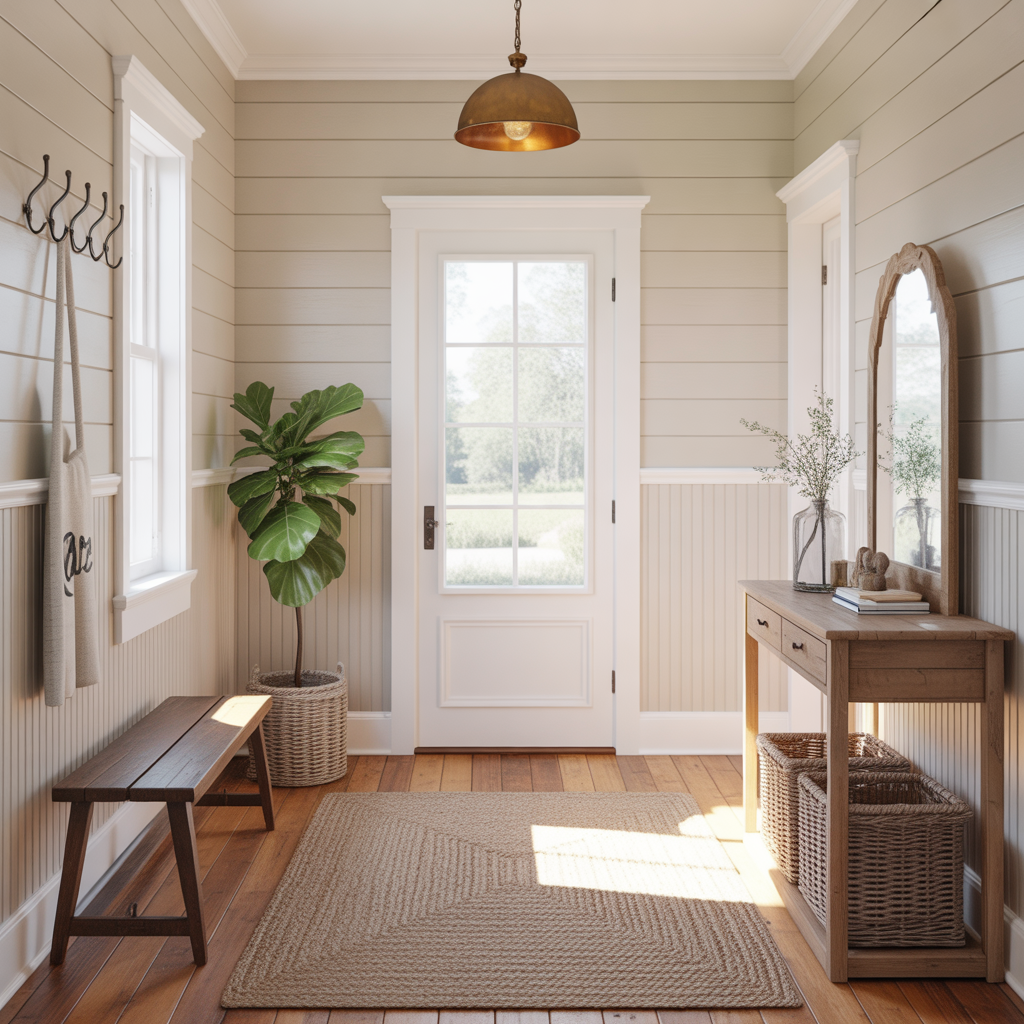 farmhouse foyer entryway