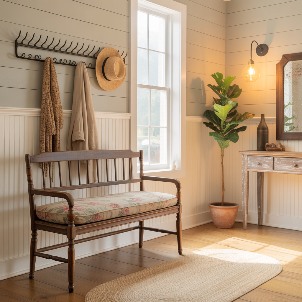 farmhouse foyer entryway