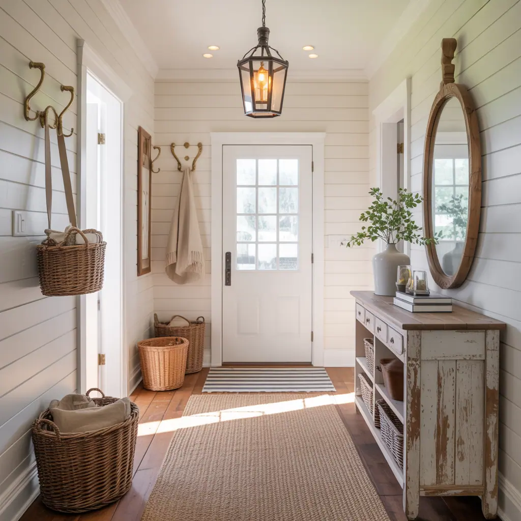 farmhouse foyer entryway