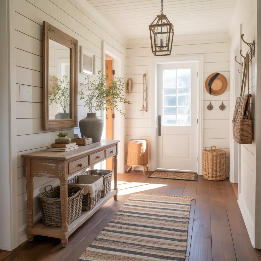 farmhouse foyer entryway