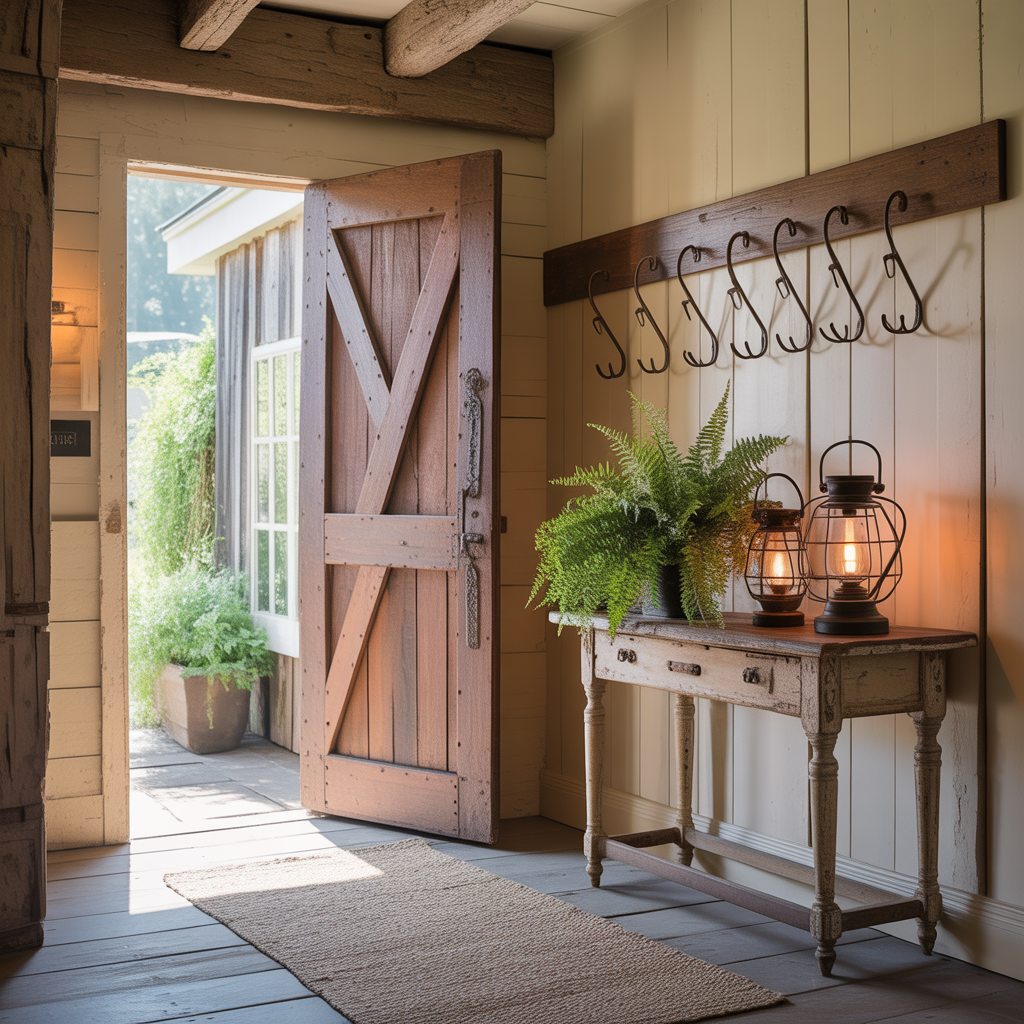 farmhouse foyer entryway