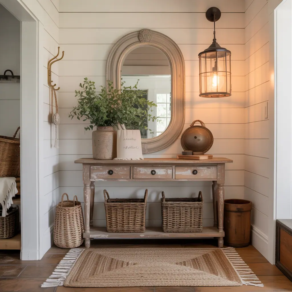 farmhouse foyer entryway